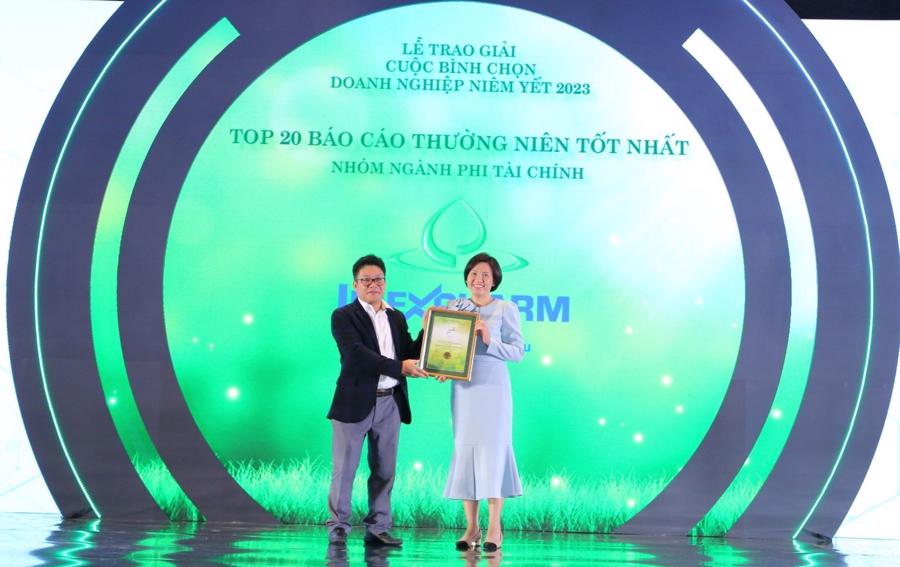 Imexpharm honored as best company in annual reports and company management - Ảnh 1