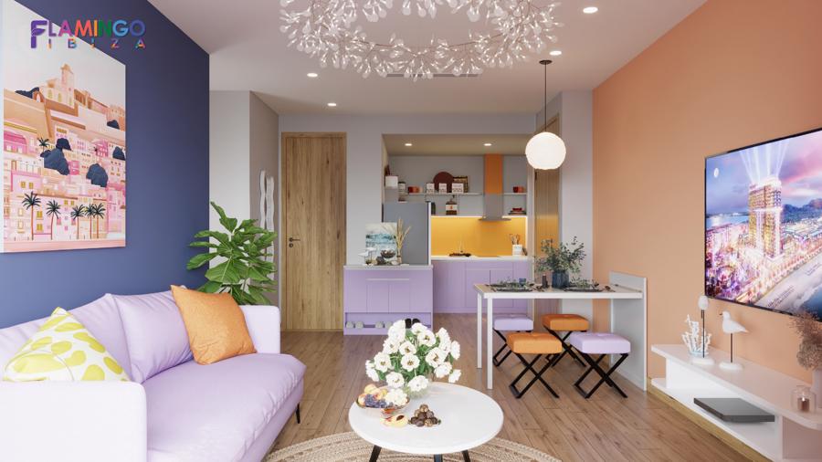 Thiết kế một căn hộ kh&aacute;ch sạn Ibiza Residence.