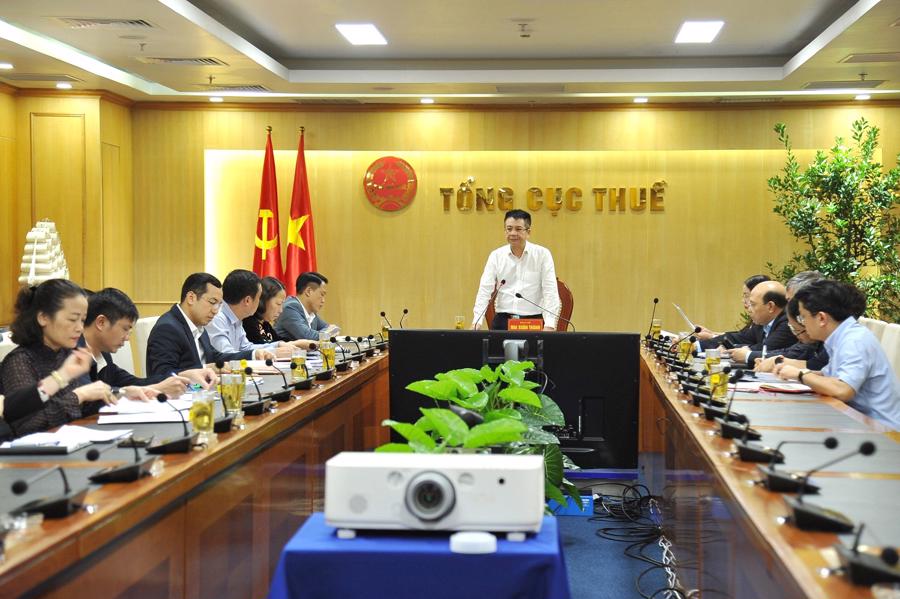 Tổng cục trưởng Mai Xuân Thành chủ trì cuộc họp.