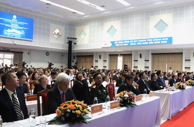 Hội nghị C&ocirc;ng bố Quy hoạch tỉnh Quảng Nam thời kỳ 2021 - 2030, tầm nh&igrave;n đến năm 2050 v&agrave; khai mạc &ldquo;Năm phục hồi đa dạng sinh học quốc gia - Quảng Nam 2024&rdquo;.