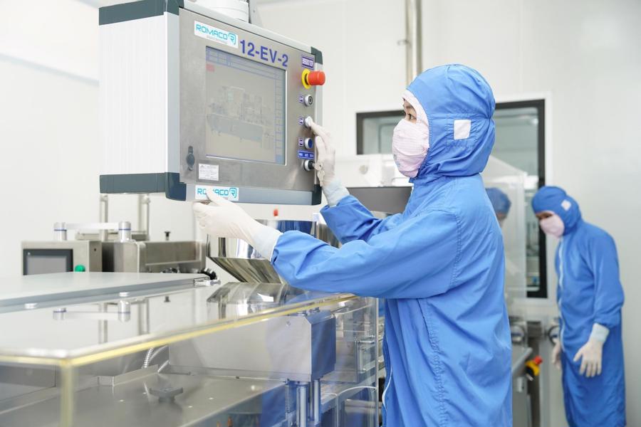 Imexpharm currently has the largest cluster of factories and the highest number of EU-GMP production lines in Vietnam. Photo: Imexpharm