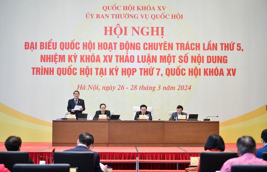 Phó Chủ tịch Quốc hội Nguyễn Đức Hải phát biểu kết luận