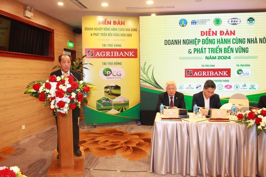 Ông Hồ Xuân Hùng: "Doanh nghiệp đã và đang đóng vai trò hết sức quan trọng trong chuỗi giá trị ngành nông nghiệp và phát triển nông thôn".