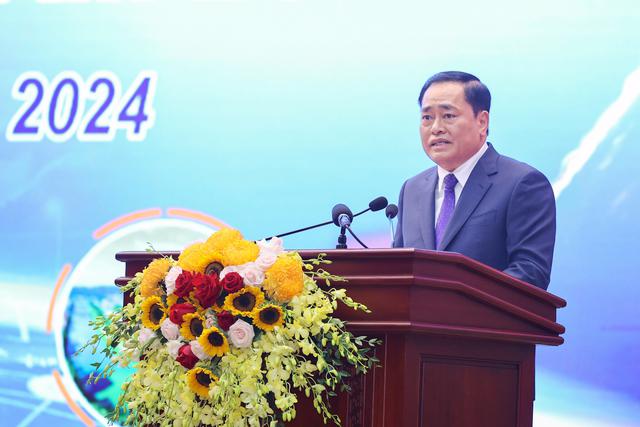 Chairman of Lang Son Provincial People's Committee Ho Tien Thieu at the conference. (Photo source: VGP)