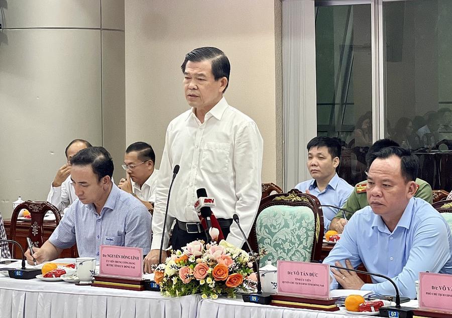 Dong Nai's Party Secretary Nguyen Hong Linh. (Photo source: MoIT.)