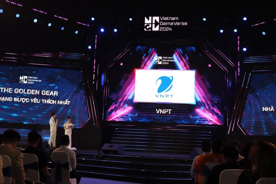 VNPT được B&igrave;nh chọn nh&agrave; mạng y&ecirc;u th&iacute;ch nhất tại Vietnam Game Awards 2024.