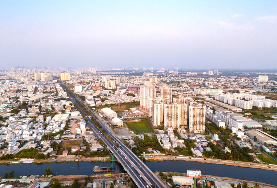 Akari City tọa lạc trecirc;n mặt tiền đại lộ huyết mạch Votilde; Văn Kiệt.