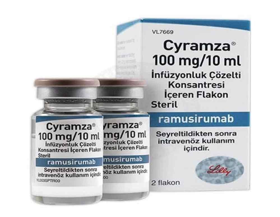 Thuốc Cyramza do g&atilde; khổng lồ dược phẩm Eli Lilly sản xuất.