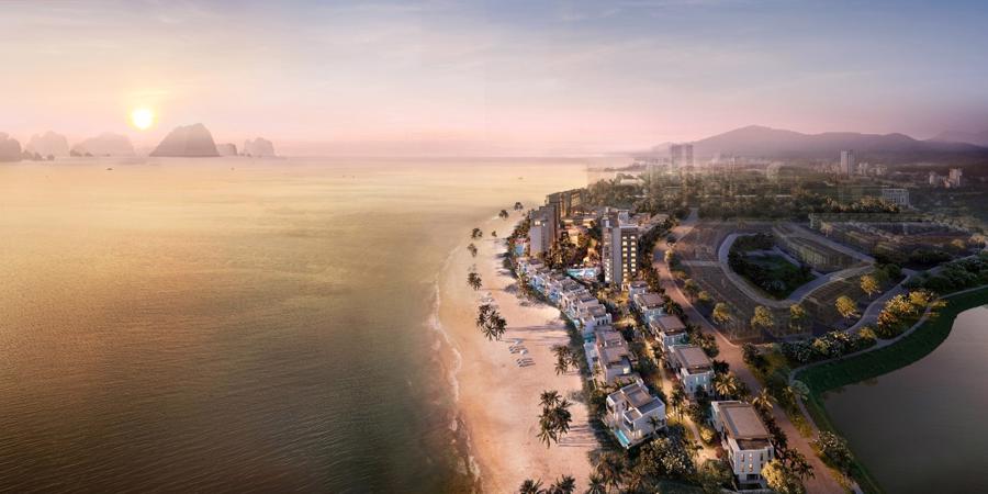 Sở hữu vị tr&iacute; s&aacute;t biển, InterContinental Residences Halong Bay &ocirc;m trọn tầm nh&igrave;n ra Vịnh Di sản. Ảnh: BIM Land.