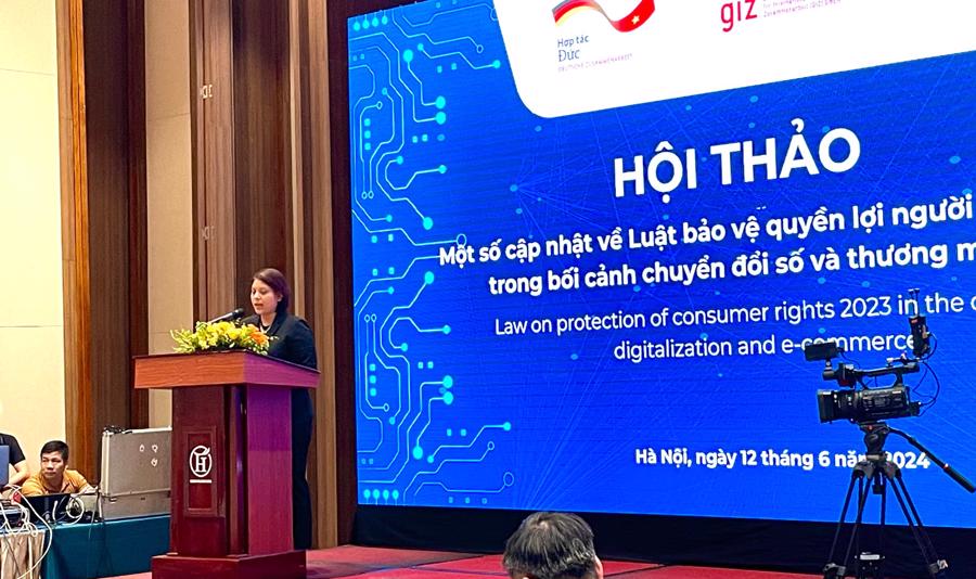 Expert at&nbsp;&nbsp;the &ldquo;Updates on the Law on the Protection of Consumer Rights 2023 in the Context of Digitalization and E-commerce&rdquo; seminar.&nbsp;