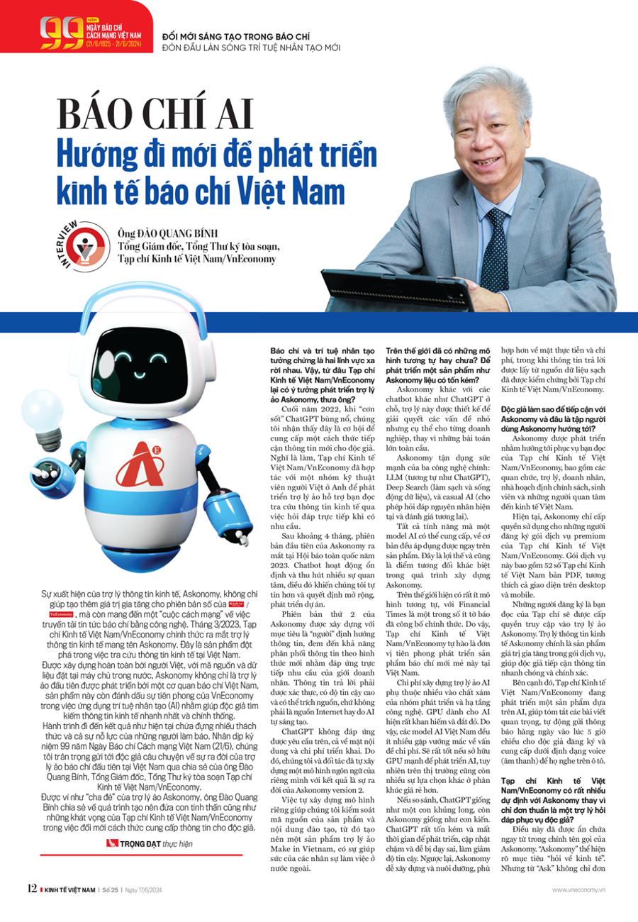 Báo chí AI: Hướng đi mới để phát triển kinh tế báo chí Việt Nam  - Ảnh 8