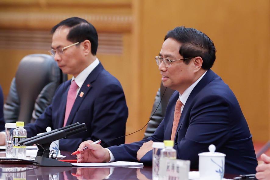 Thủ tướng Phạm Minh Chính hội kiến Tổng Bí thư, Chủ tịch nước Trung Quốc Tập Cận Bình - Ảnh 2