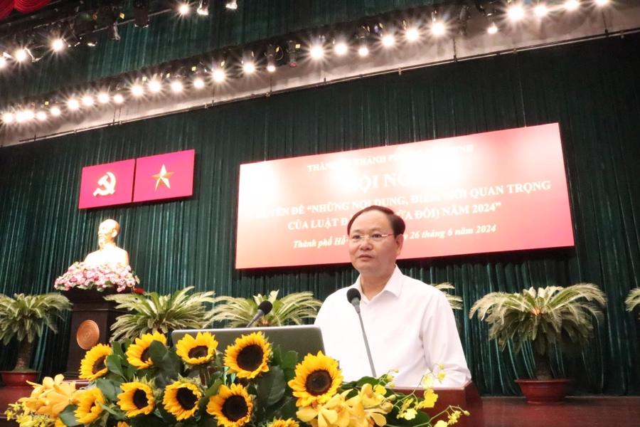 Ông Lê Minh Ngân, Thứ trưởng Bộ Tài nguyên và Môi trường: 