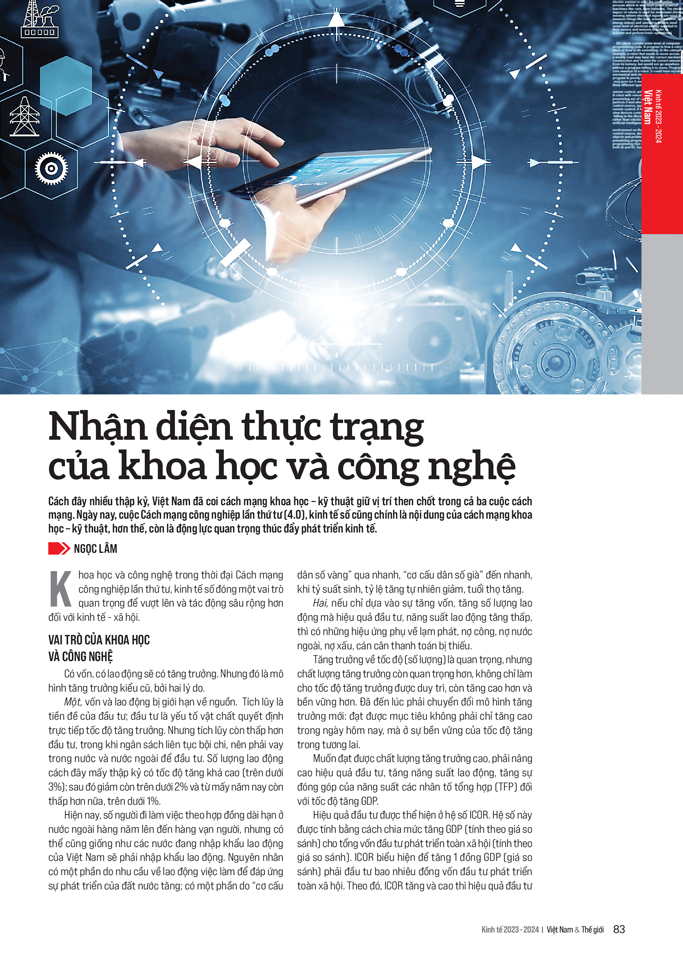 Nhận diện thực trạng của khoa học và công nghệ - Ảnh 2