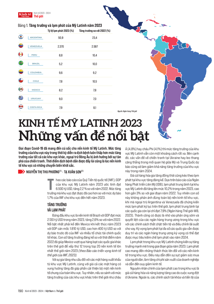 Kinh tế Mỹ Latinh 2023: Những vấn đề nổi bật - Ảnh 2