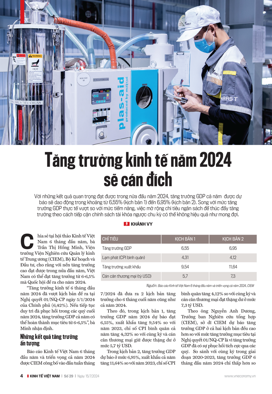 Tăng trưởng kinh tế năm 2024 sẽ cán đích - Ảnh 3