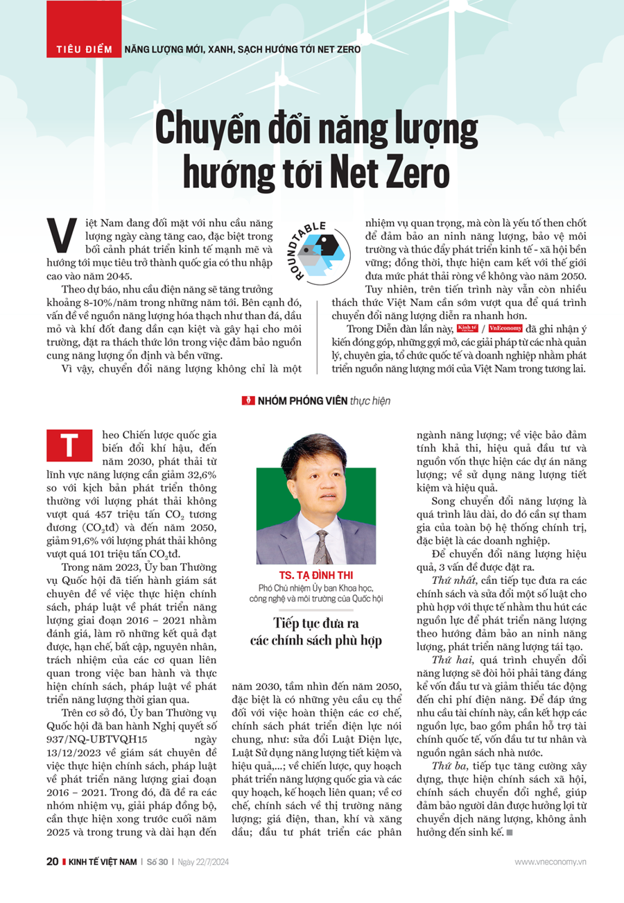 Chuyển đổi năng lượng hướng tới Net Zero - Ảnh 11