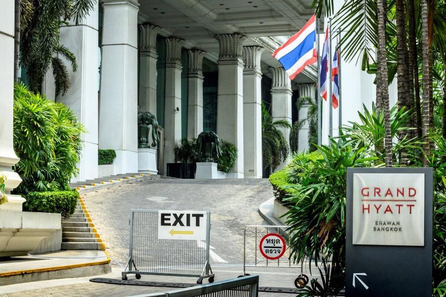 Kh&aacute;ch sạn Grand Hyatt, nơi ph&aacute;t hiện&nbsp;6 người Việt tử vong chiều 16/7.