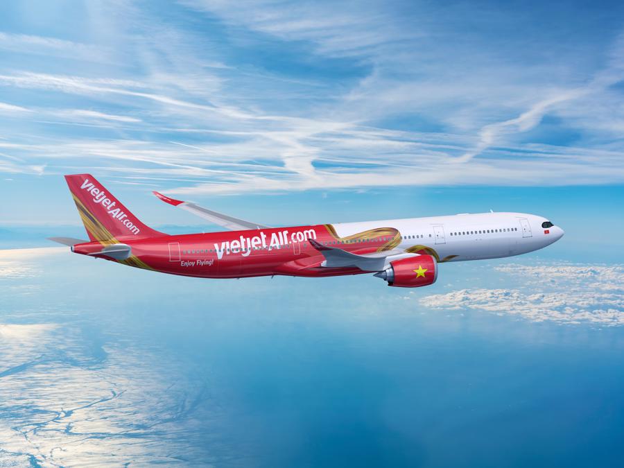 T&agrave;u bay A330neo mới l&agrave; sự bổ sung chiến lược ph&aacute;t triển đội bay của Vietjet.