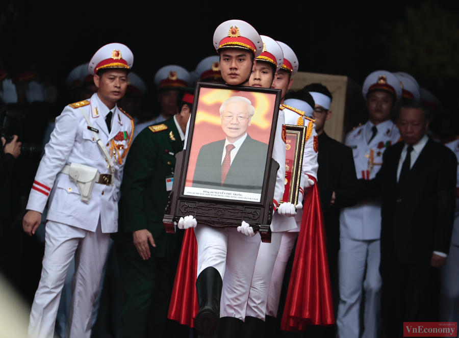 [Phóng sự ảnh]: Lễ truy điệu Tổng Bí thư Nguyễn Phú Trọng  - Ảnh 6