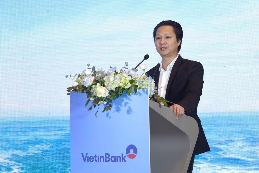 Ông Đỗ Thanh Sơn - Phó Tổng giám đốc Phụ trách Ban Điều hành VietinBank khẳng định cam kết “Khách hàng là trung tâm”.