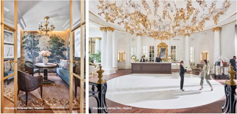 Khaacute;ch sạn Mandarin Oriental Ritz, Madrid cugrave;ng tập đoagrave;n.