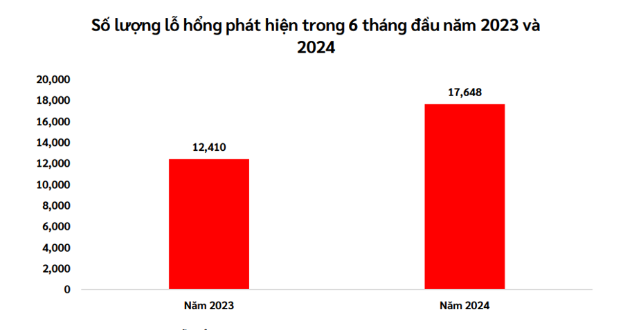 Hơn 61 triệu tài khoản, bản ghi thông tin cá nhân bị lộ lọt trong nửa đầu năm 2024 - Ảnh 3