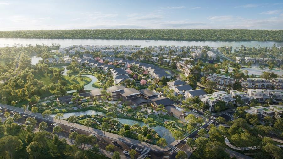 Những căn biệt thự kho&aacute;ng n&oacute;ng cuối c&ugrave;ng được nh&agrave; s&aacute;ng lập Ecopark giới thiệu ra thị trường.