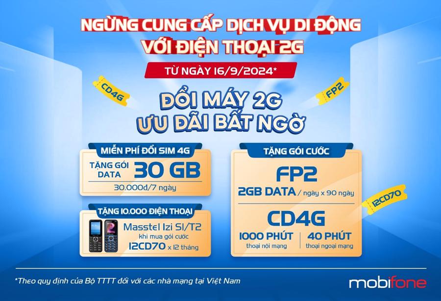 MobiFone hỗ trợ người dân chuyển đổi điện thoại 2G lên 4G - Ảnh 1