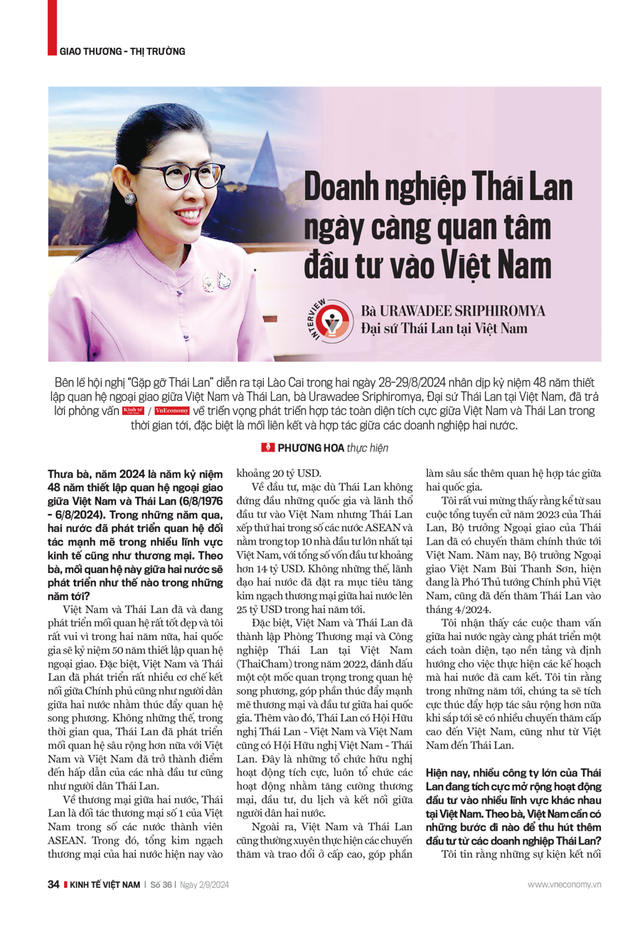 Doanh nghiệp Thái Lan ngày càng quan tâm đầu tư vào Việt Nam - Ảnh 7