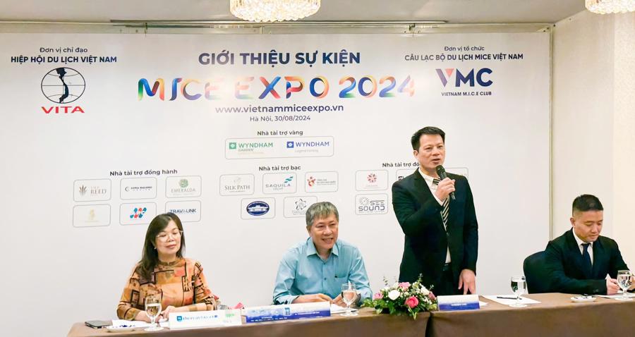 Họp b&aacute;o giới thiệu MICE EXPO 2024.