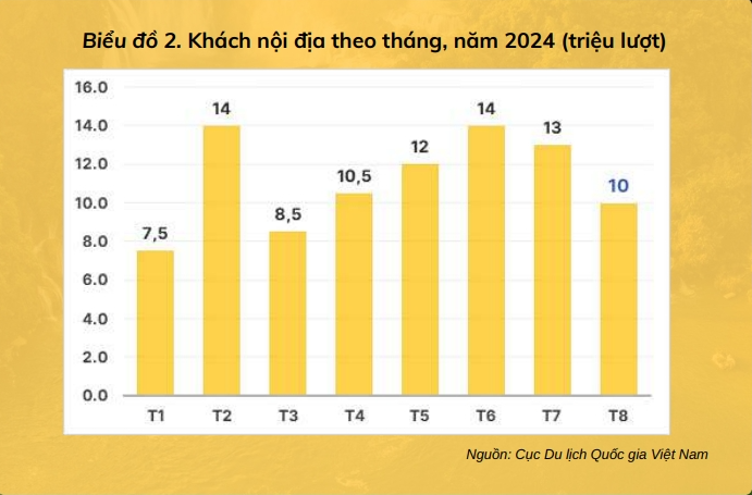 Đã có 11,4 triệu khách quốc tế đến Việt Nam trong 8 tháng qua - Ảnh 3