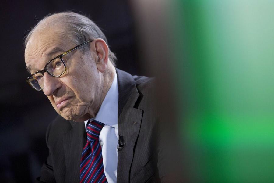 Cựu Chủ tịch Fed Alan Greenspan - Ảnh: Bloomberg.