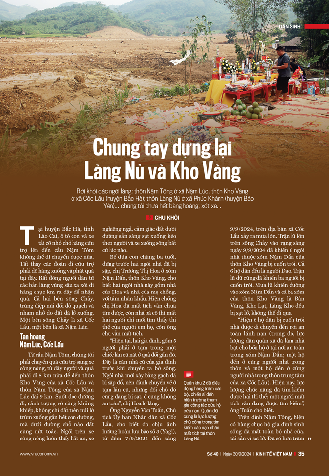 Chung tay dựng lại Làng Nủ và Kho Vàng  - Ảnh 8