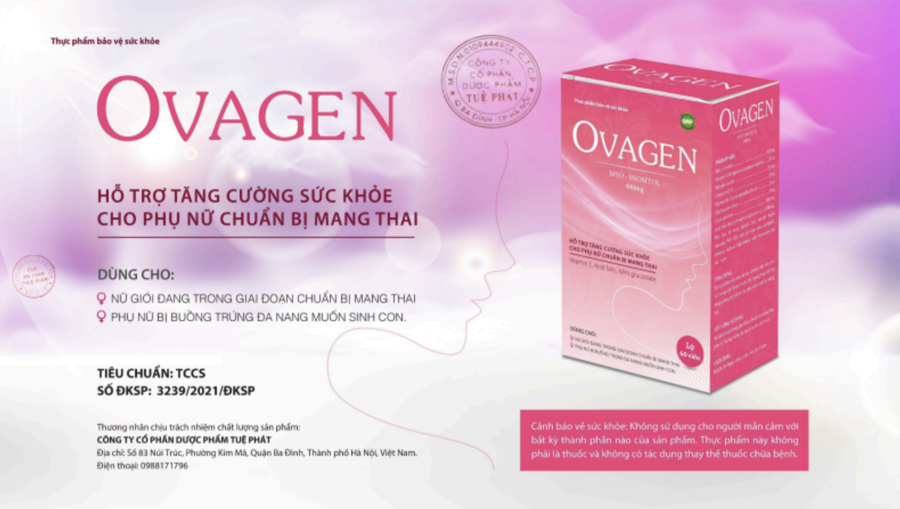 Ovagen - Nutritional support for women aiming for pregnancy - Ảnh 2