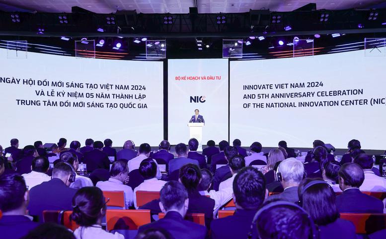 The Innovate Vietnam 2024 was held on October 1, marking the fifth anniversary of the National Innovation Centre. (Photo: VGP)&nbsp;