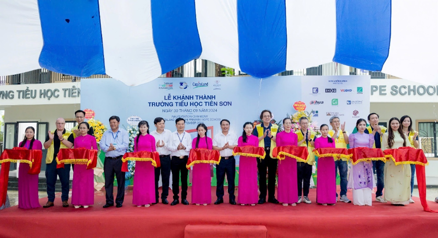 The CHF inaugurated its fifth school refurbishment project in Bac Giang province on September 30, as part of the CapitaLand Hope School Programme.