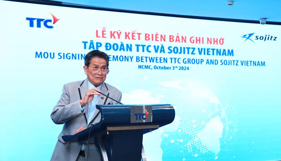 Mr. Dang Van Thanh, Chairman of the TTC Group, expressed his confidence that after this signing, both parties will have more opportunities to develop sustainably together.