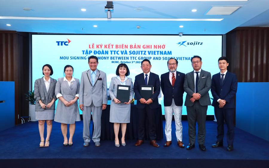 The TTC Group and Sojitz Vietnam will become strategic partners, collaborating in areas where both sides have strengths and mutual interests.