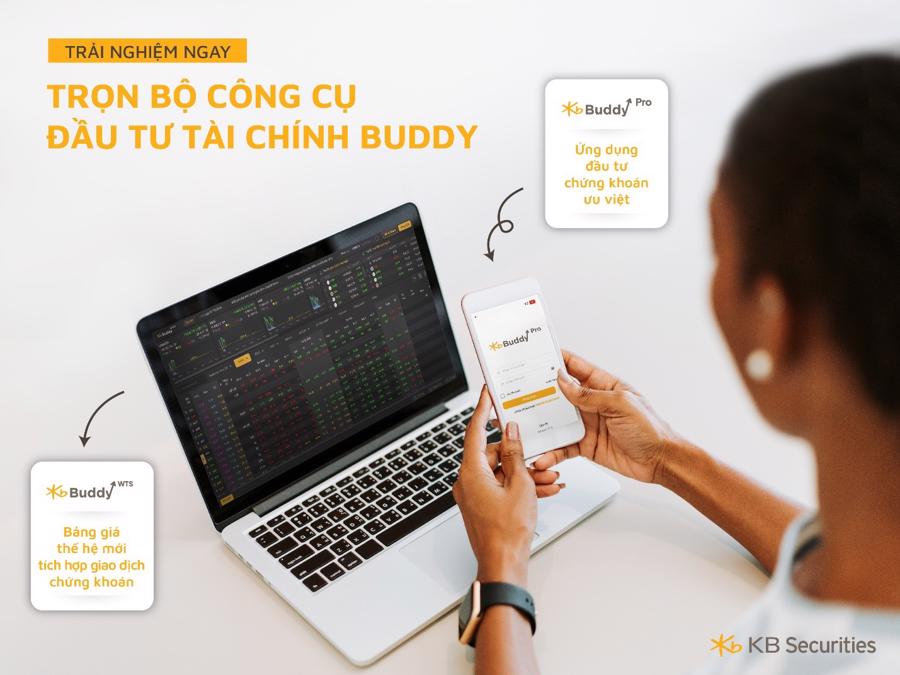 Trọn bộ c&ocirc;ng cụ đầu tư t&agrave;i ch&iacute;nh Buddy đ&aacute;p ứng đa dạng nhu cầu của kh&aacute;ch h&agrave;ng.