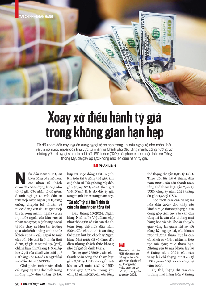 Xoay xở điều hành tỷ giá trong không gian hạn hẹp - Ảnh 3