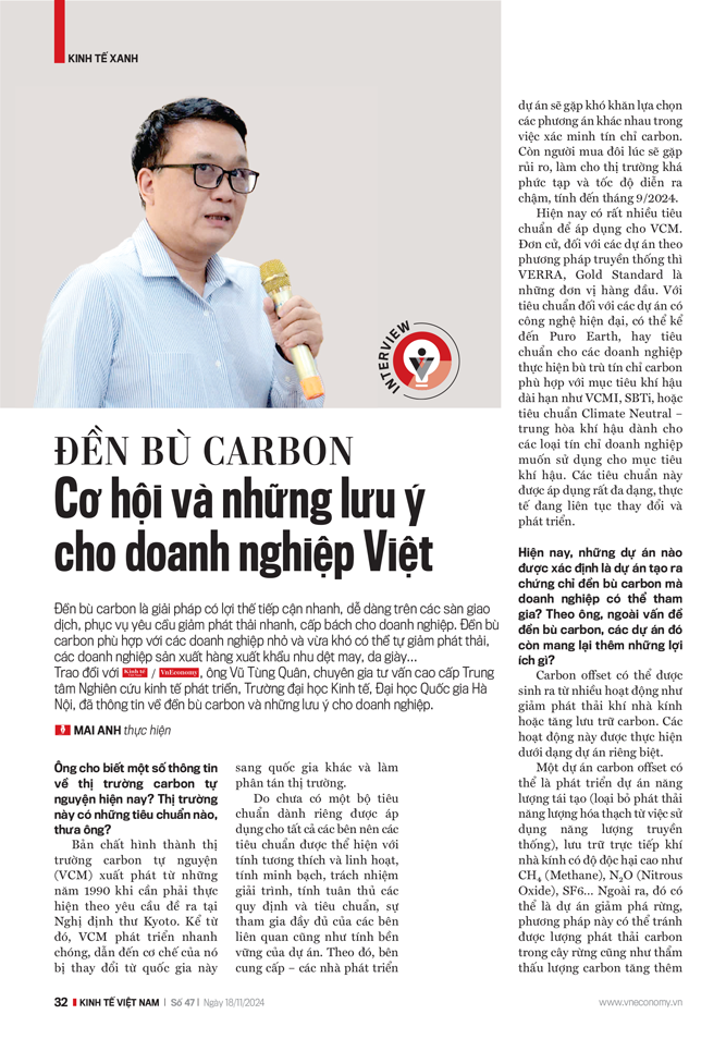 Đền bù carbon: Cơ hội và những lưu ý cho doanh nghiệp Việt - Ảnh 8