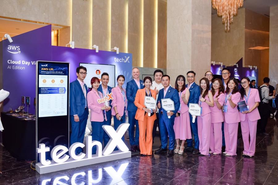 Đội ngũ TechX tại sự kiện Cloud Day 2024.