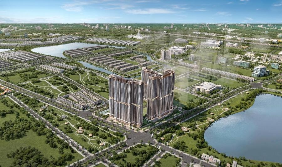 Masteri Lakeside tọa lạc tại nút giao Lý Thánh Tông và Đại Tây Dương đồng thời sở hữu tầm nhìn khoáng đạt.