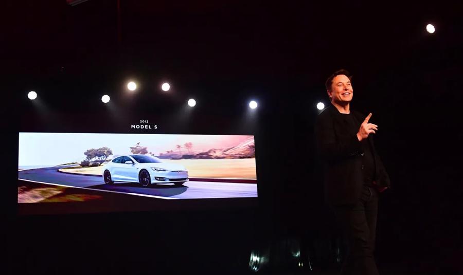 &Ocirc;ng Musk tại lễ ra mắt mẫu xe Tesla Model Y tại Hawthorne, Californi, v&agrave;o ng&agrave;y 14/3/2019 - Ảnh: Getty Images