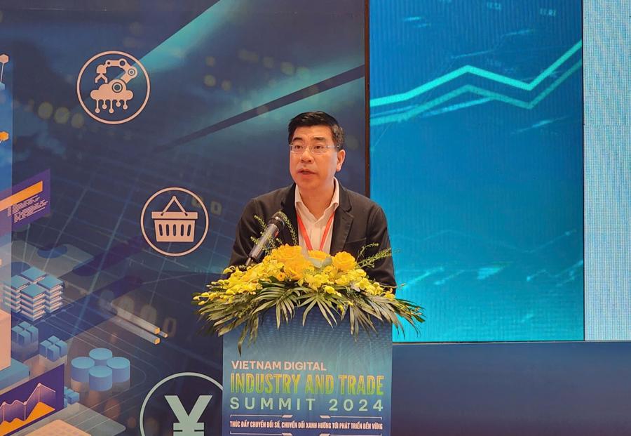 Mr. Tran Minh Tuan, Director of the Digital Economy and Digital Society Department. (Photo.Viet An)