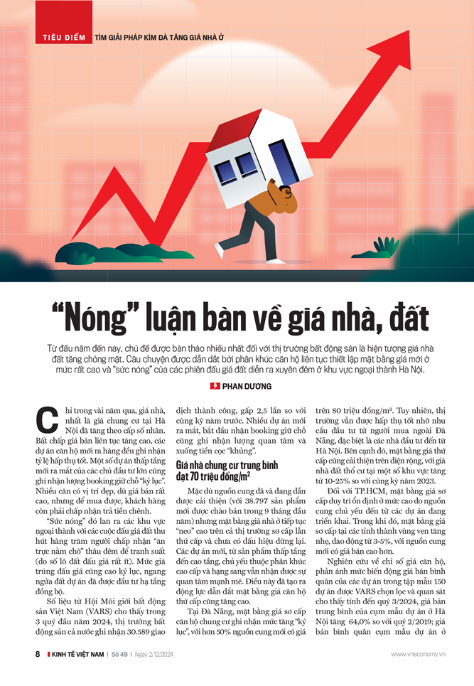 “Nóng” luận bàn về giá nhà, đất  - Ảnh 1