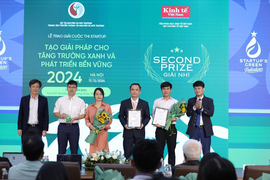 Trao giải cuộc thi Startup - Tạo giải pháp cho tăng trưởng xanh và phát triển bền vững năm 2024  - Ảnh 1