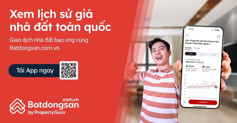 Muốn biết thực hư chung cư chững giá? Hãy “check” ứng dụng "Batdongsan: Mua bán và Cho thuê" - Ảnh 1