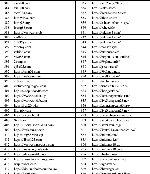 Không được phát hành quảng cáo trên 900 website có dấu hiệu vi phạm pháp luật - Ảnh 3